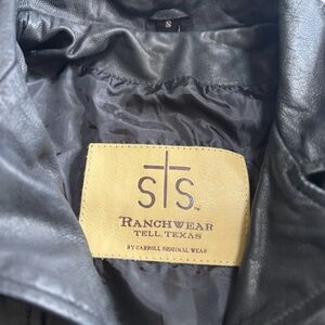 STS Ranchwear Charcoal Leather Jacket
